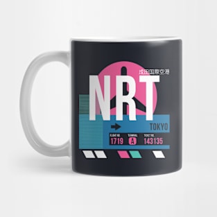 Tokyo (NRT) Airport Code Baggage Tag Mug